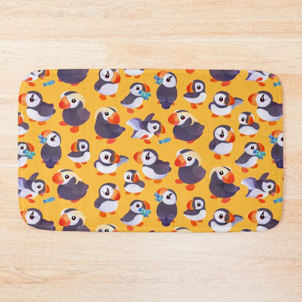 Item preview, Happy puffin - yellow designed and sold by pikaole.