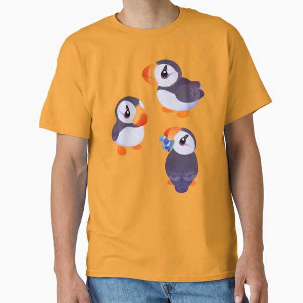 Item preview, Happy puffin - yellow designed and sold by pikaole.