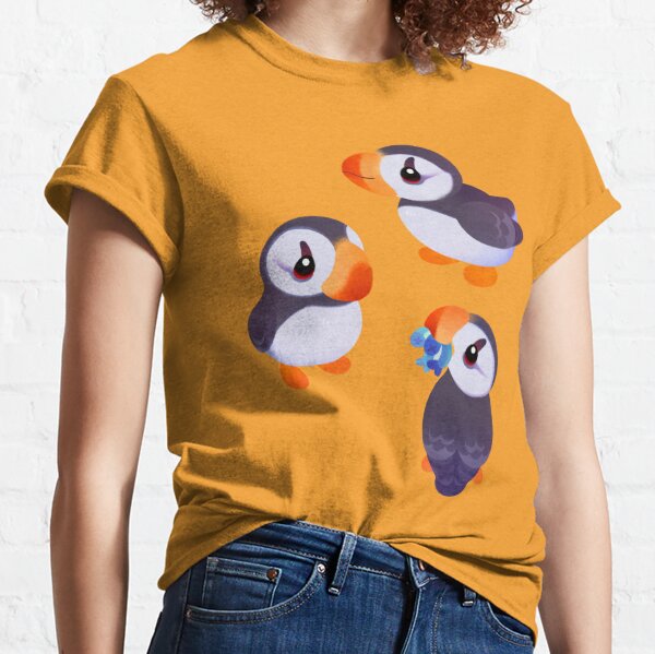Item preview, Happy puffin - yellow designed and sold by pikaole.