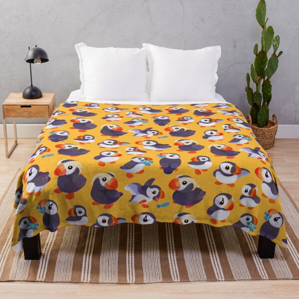 Item preview, Happy puffin - yellow designed and sold by pikaole.