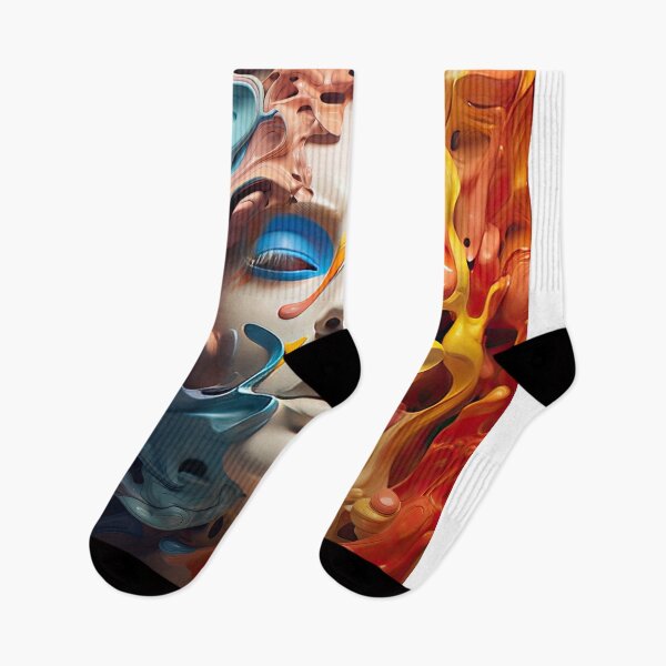 Item preview, abstract shapes and colors representing a range of emotions designed and sold by Surreal-Inc.