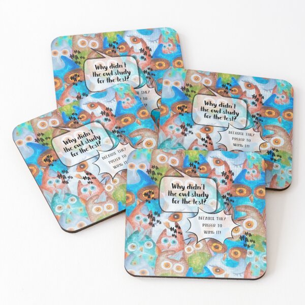 Item preview, Owl Joke With You About the Owl Who Did Not Study designed and sold by gleefulme.