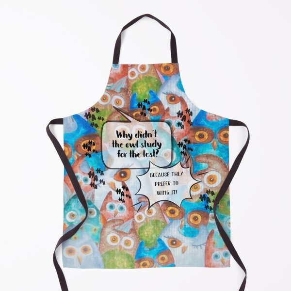 Item preview, Owl Joke With You About the Owl Who Did Not Study designed and sold by gleefulme.