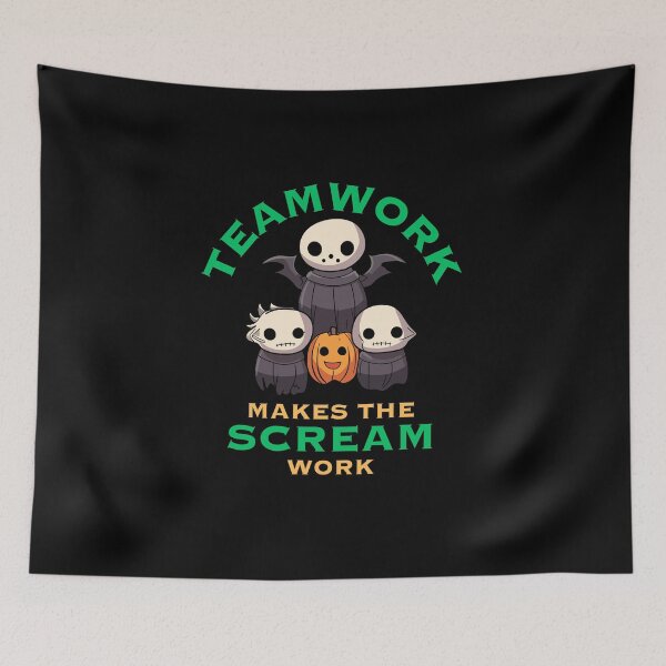 Item preview, Teamwork Makes the Scream Work designed and sold by TThousand.