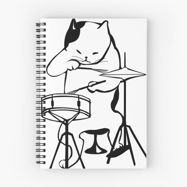 Item preview, Drummer cat designed and sold by zet-ha.