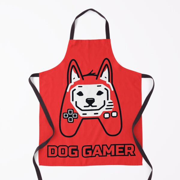 Item preview, logo (DOG GAMEPAD RED) DOG GAMER designed and sold by atzek.