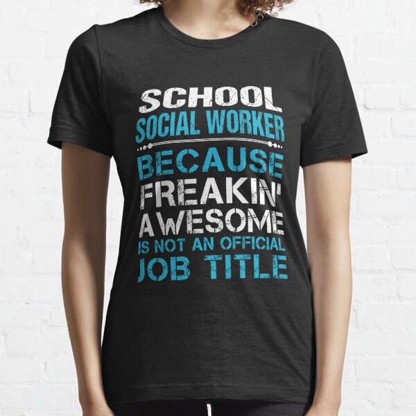 Vintage School Social Worker T-shirt Retro Shirt for Social 