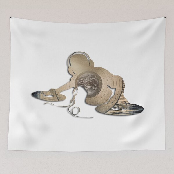 Item preview, Gold vinyl record with scratching DJ designed and sold by Boogeyman Bill.