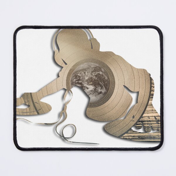 Item preview, Gold vinyl record with scratching DJ designed and sold by Boogeyman Bill.