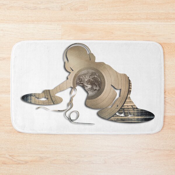Item preview, Gold vinyl record with scratching DJ designed and sold by Boogeyman Bill.