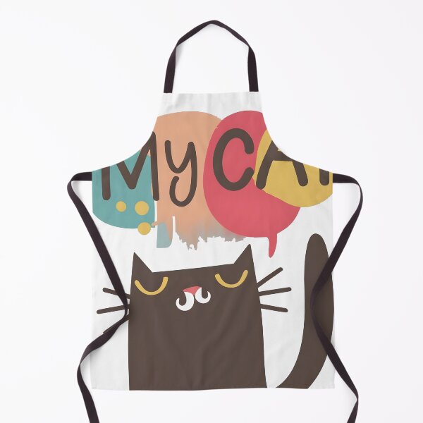 Item preview, Proudly Smiling Cute Cartoon Black Cat - My Feline Companion designed and sold by ratchawoot.
