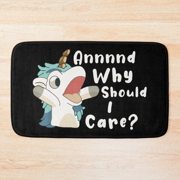 Item preview, And Why Should I Care Funny Sarcastic Unicorn designed and sold by EVance418.