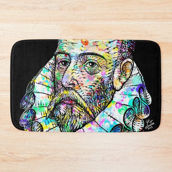 Item preview, MIGUEL DE CERVANTES ink and watercolor portrait designed and sold by lautir.