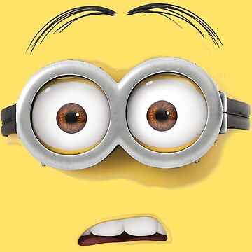 Lámina metálica for Sale con la obra «Mi Villano Favorito Miniones Cara ...