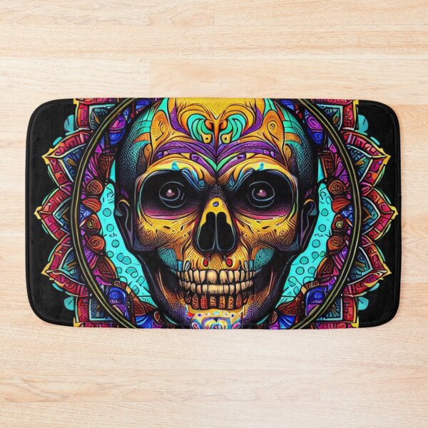 Item preview, Halloween Skull Skrull Día de los Muertos designed and sold by gringourmand.