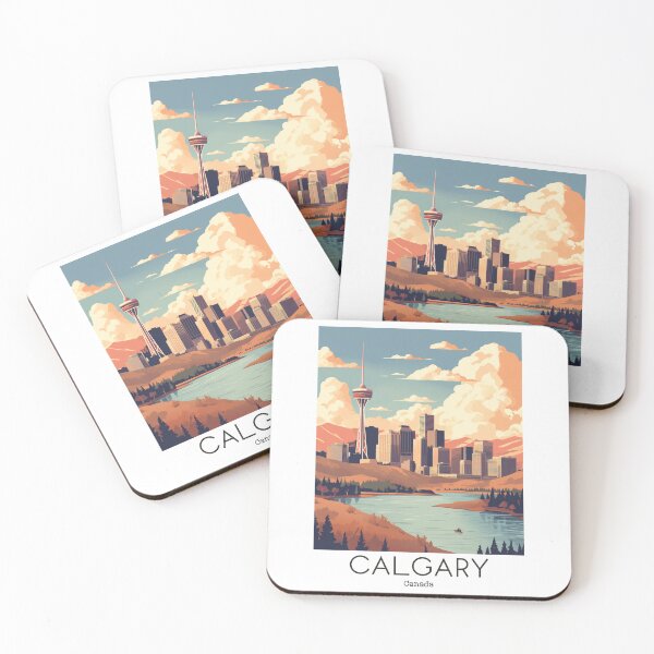 Item preview, A Vintage Travel Illustration of Calgary - Canada  designed and sold by GoodOldVintage.
