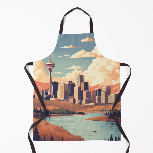 Item preview, A Vintage Travel Illustration of Calgary - Canada  designed and sold by GoodOldVintage.