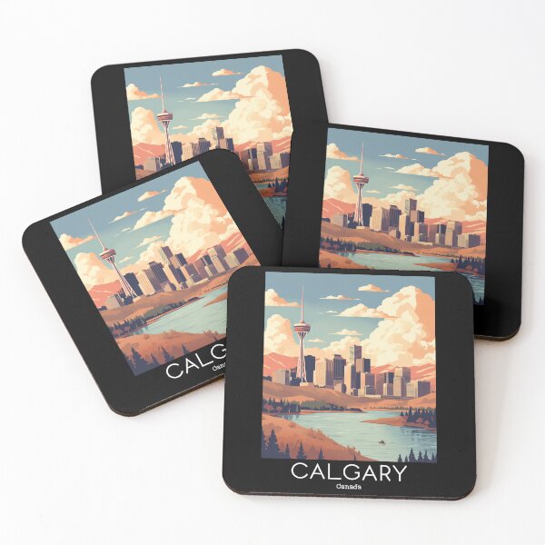 Item preview, A Vintage Travel Illustration of Calgary - Canada  designed and sold by GoodOldVintage.