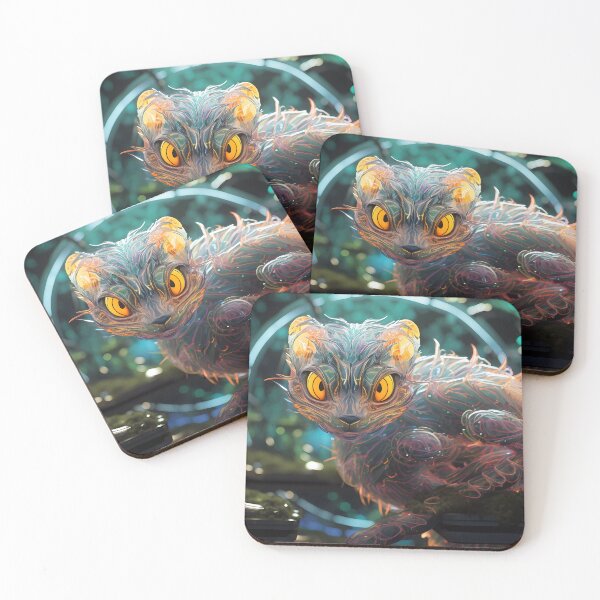 Item preview, “Ratatoskr: Mutant hybrid remix with cat and snake” designed and sold by Art-Vortex-fr.