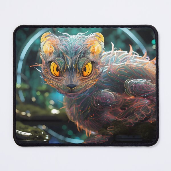 Item preview, “Ratatoskr: Mutant hybrid remix with cat and snake” designed and sold by Art-Vortex-fr.