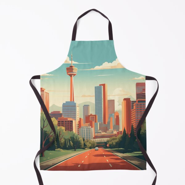 Item preview, A Vintage Travel Illustration of Calgary - Canada  designed and sold by GoodOldVintage.