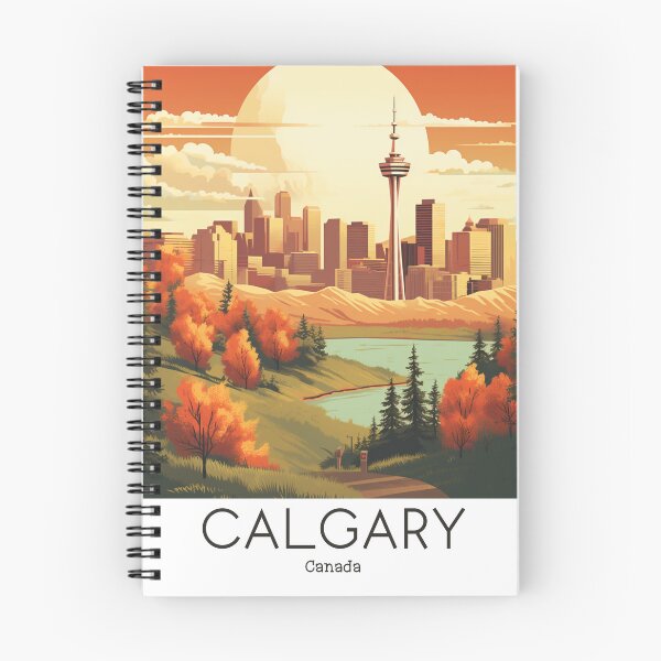 Item preview, A Vintage Travel Illustration of Calgary - Canada  designed and sold by GoodOldVintage.