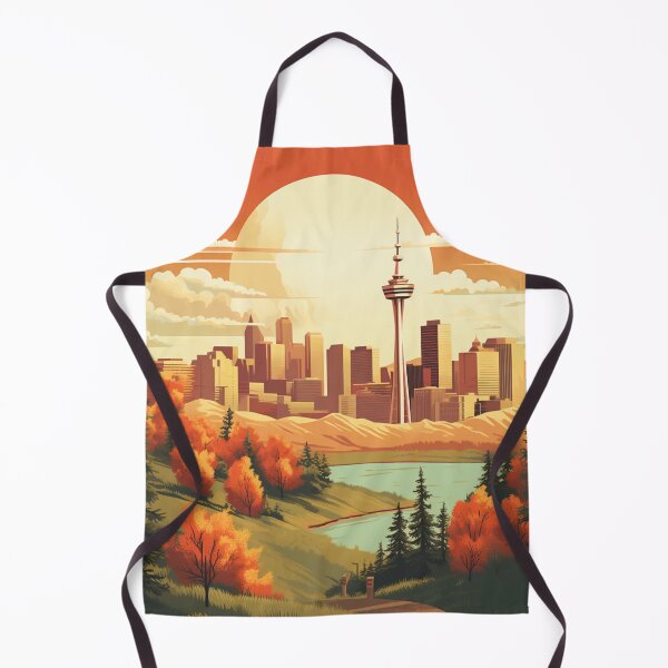 Item preview, A Vintage Travel Illustration of Calgary - Canada  designed and sold by GoodOldVintage.