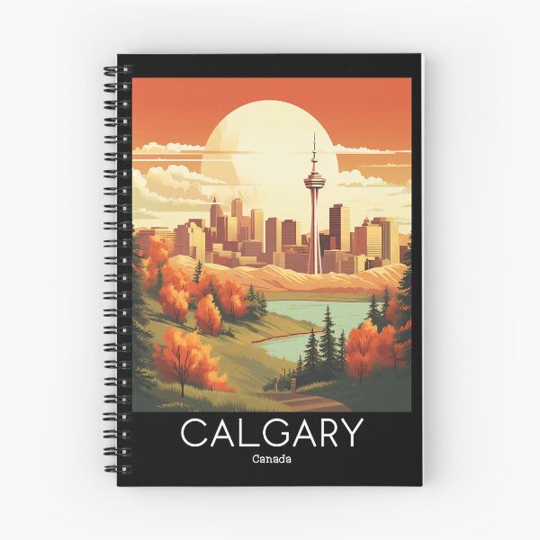 Item preview, A Vintage Travel Illustration of Calgary - Canada  designed and sold by GoodOldVintage.