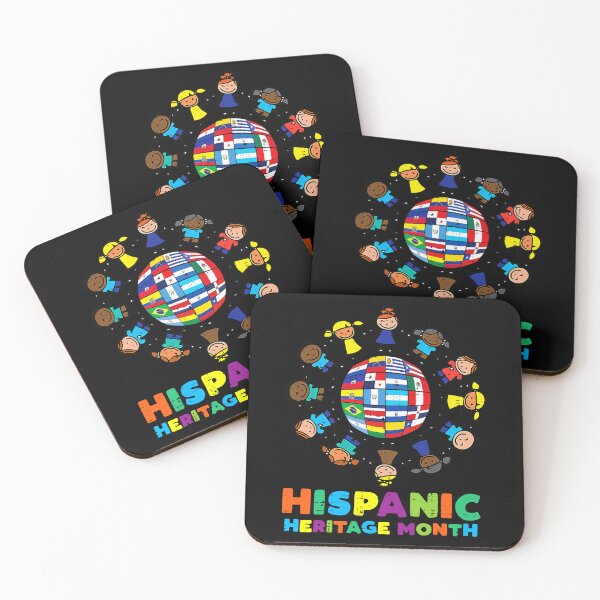Item preview, Around Globe Hispanic Flags Heritage Month Boys Girls designed and sold by Robertsonartist.