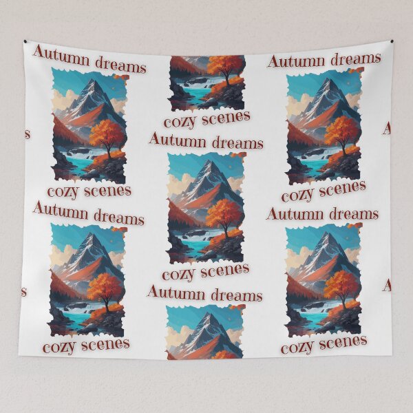 Item preview, Autumn dreams, Cozy scenes designed and sold by AFJ-Creative.