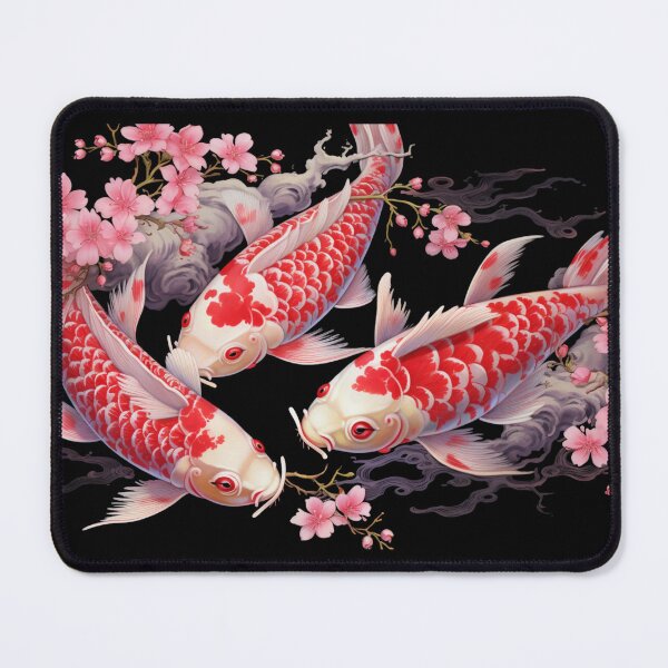 Artikelvorschau, Kopie von Cherry Blossom Koi Carp Fish Japanisch entworfen und verkauft von UniqueDesignOK.