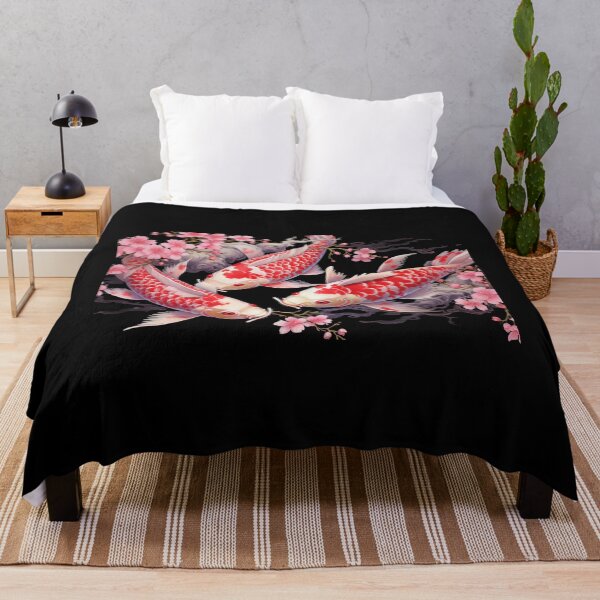 Artikelvorschau, Kopie von Cherry Blossom Koi Carp Fish Japanisch entworfen und verkauft von UniqueDesignOK.