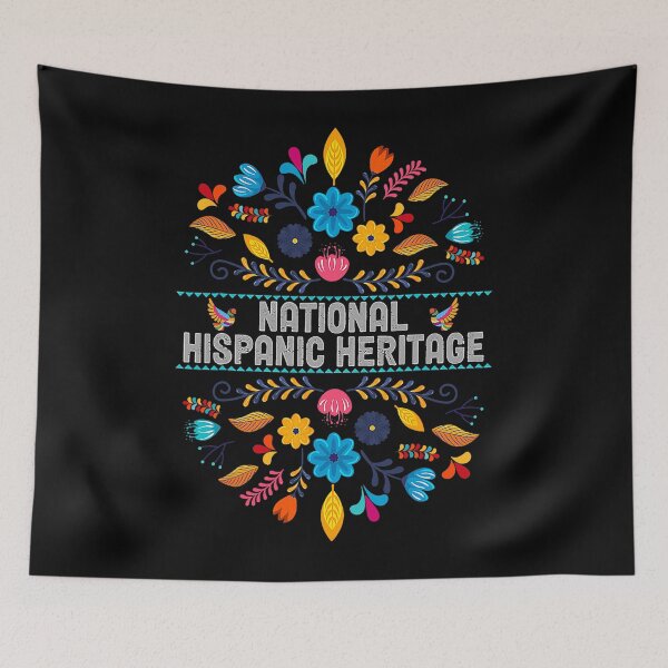 Item preview, Floral National Hispanic Heritage Month Latina Latino designed and sold by Robertsonartist.