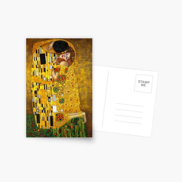 The Kiss Gustav Klimt Painting Postcard