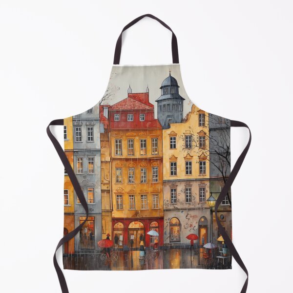 Item preview, A Vintage Travel Illustration of Prague - Czech Republic designed and sold by GoodOldVintage.