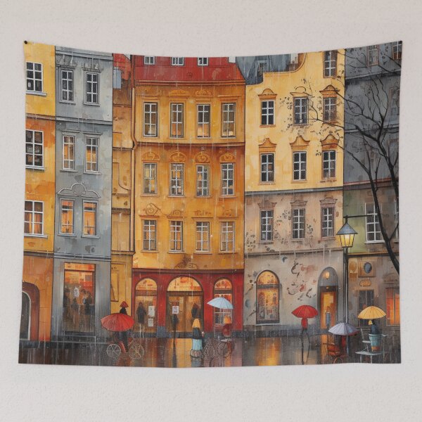 Item preview, A Vintage Travel Illustration of Prague - Czech Republic designed and sold by GoodOldVintage.
