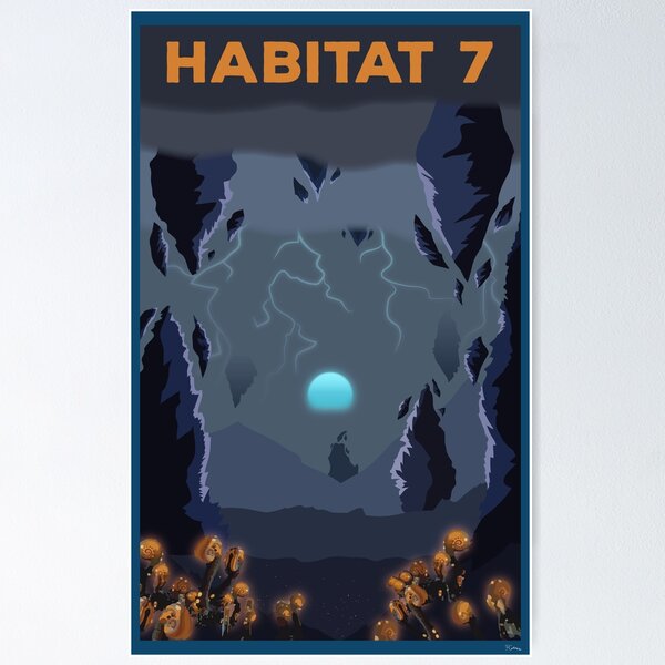 Item preview, Mass Effect Andromeda - Habitat 7 designed and sold by Simple Posters.