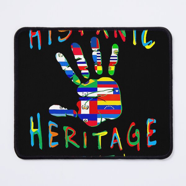 Item preview, Hand National Hispanic Heritage Month All Countries Flag designed and sold by Robertsonartist.