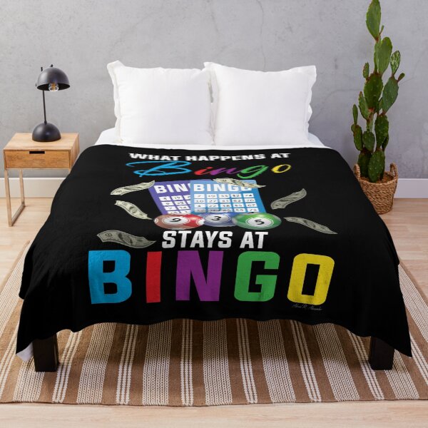 Item preview, Funny Bingo Design, What happens at Bingo Stays at Bingo designed and sold by yourownunique.