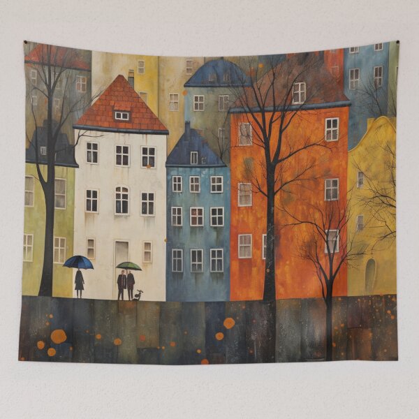 Item preview, A Vintage Travel Illustration of Prague - Czech Republic designed and sold by GoodOldVintage.