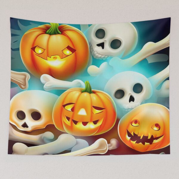 Item preview, Halloween Skull Skrull Día de los Muertos designed and sold by gringourmand.