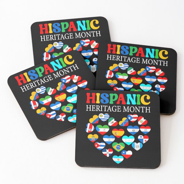 Item preview, Feliz Mes Nacional De La Herencia Hispana Todos Los Países Corazón designed and sold by Robertsonartist.