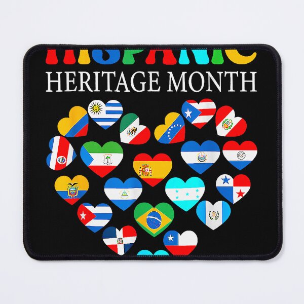 Item preview, Happy National Hispanic Heritage Month All Countries Heart designed and sold by Robertsonartist.
