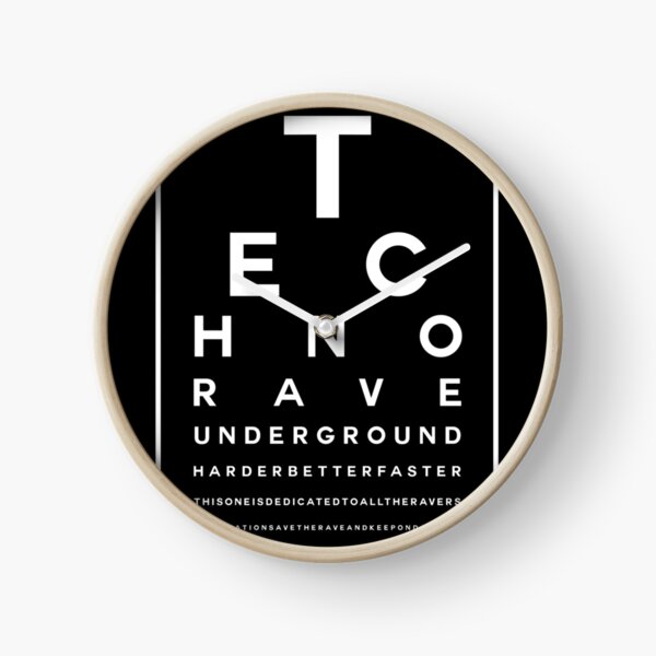 Techno Rave Visual Test #2 Uhr