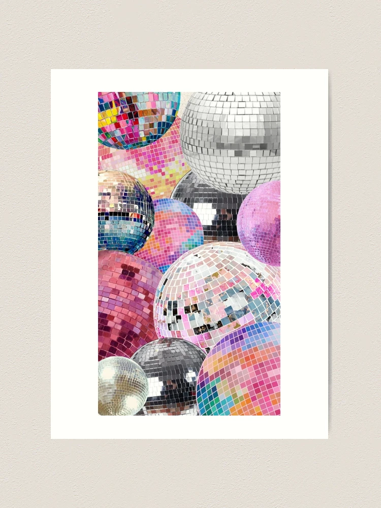 Disco Ball Art Print for Sale by preppy-designzz