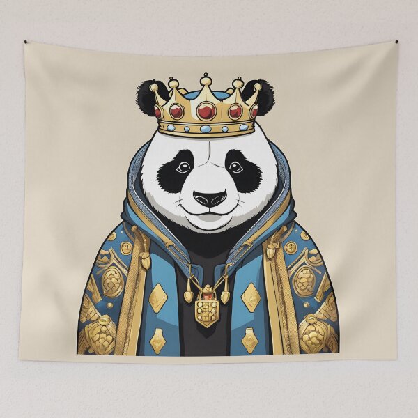 Item preview, King Panda designed and sold by CraftyUniverse.