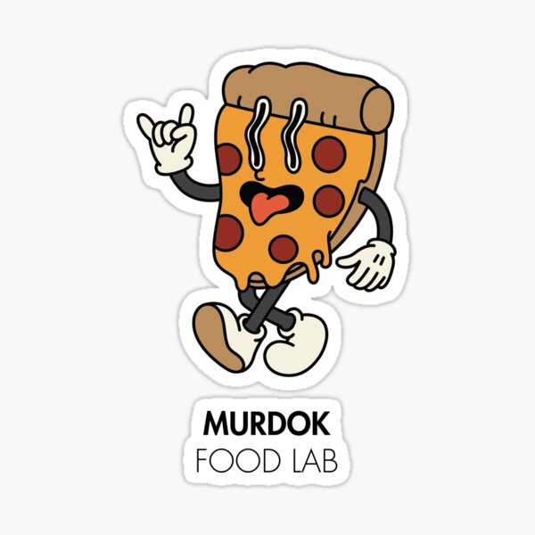 Murdok Food Lab - Punky Pizza Sticker