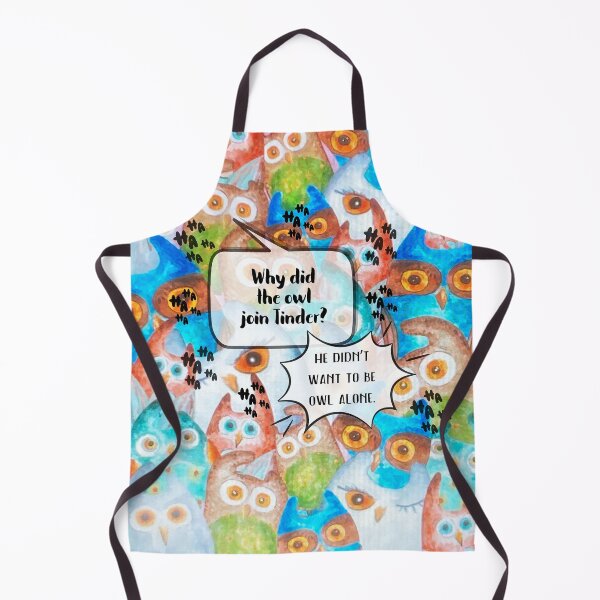Item preview, Owl Joke With You About the Bird of Prey Joining Tinder designed and sold by gleefulme.