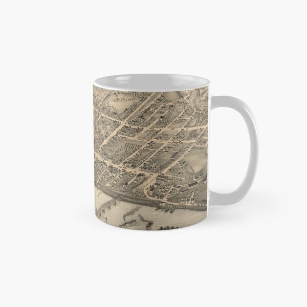 Item preview, Vintage Map of Middletown CT (1877) designed and sold by BravuraMedia.