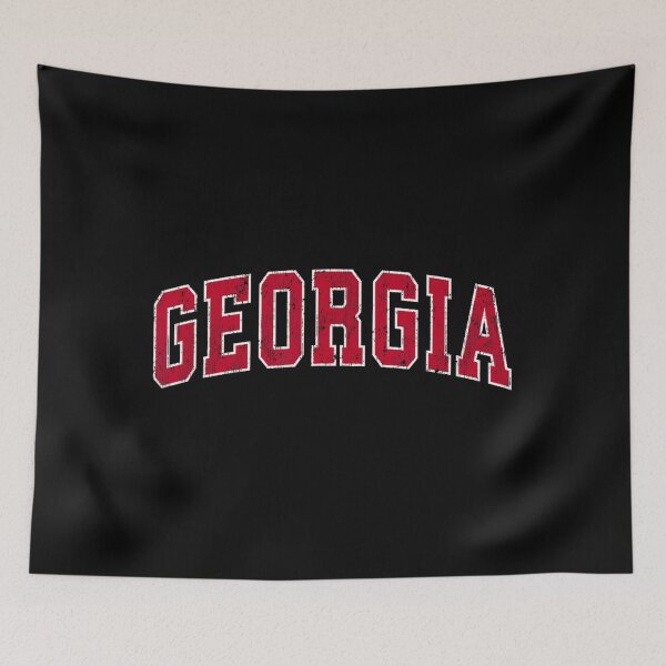 Item preview, Georgia GA Vintage Sports Design Red Design designed and sold by EVance418.